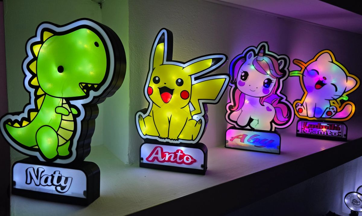 Centros de Mesa - Caja de Luz - Infantiles, Especiales