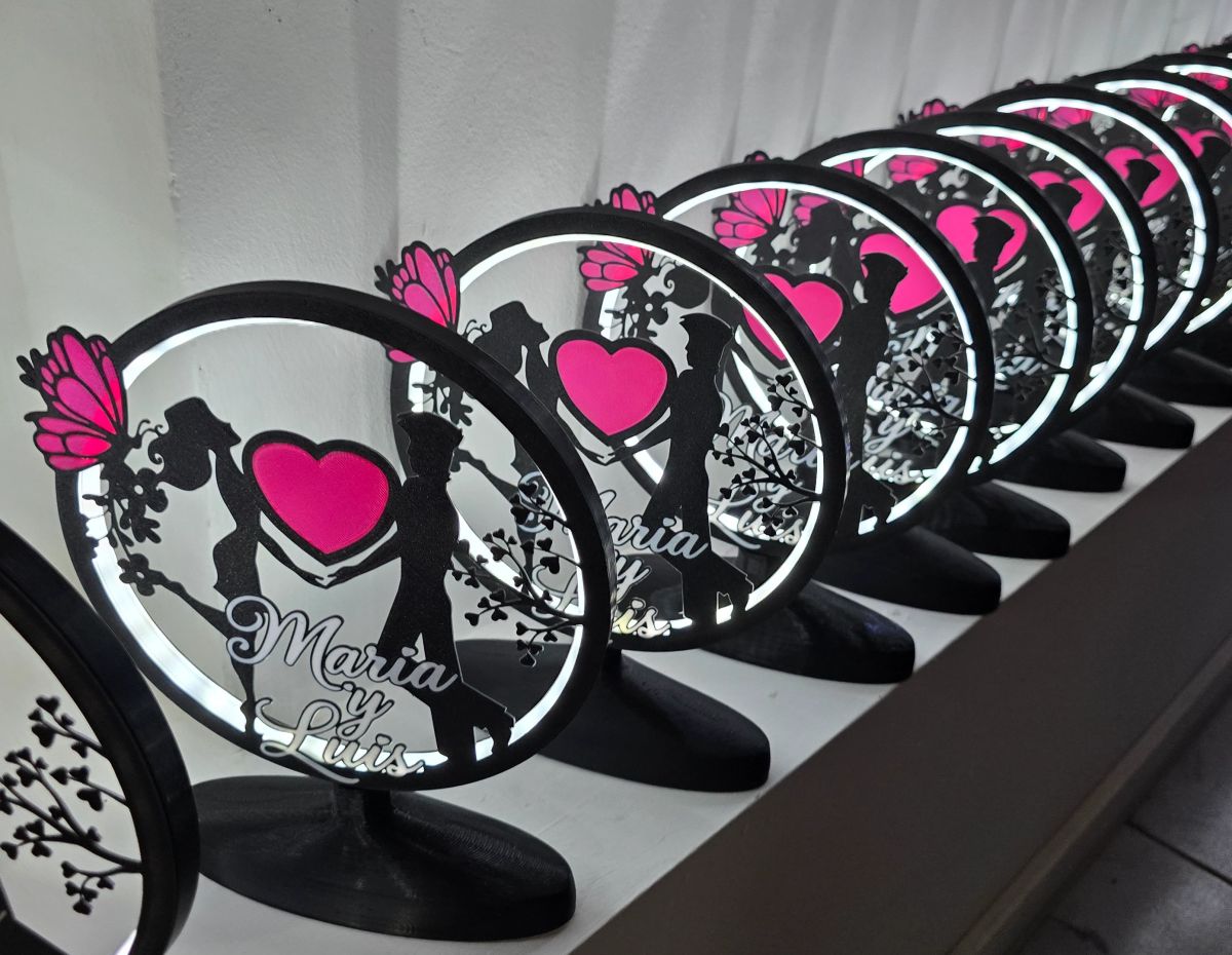 Centros de Mesa - Circular LumiX 25cm - Casamiento