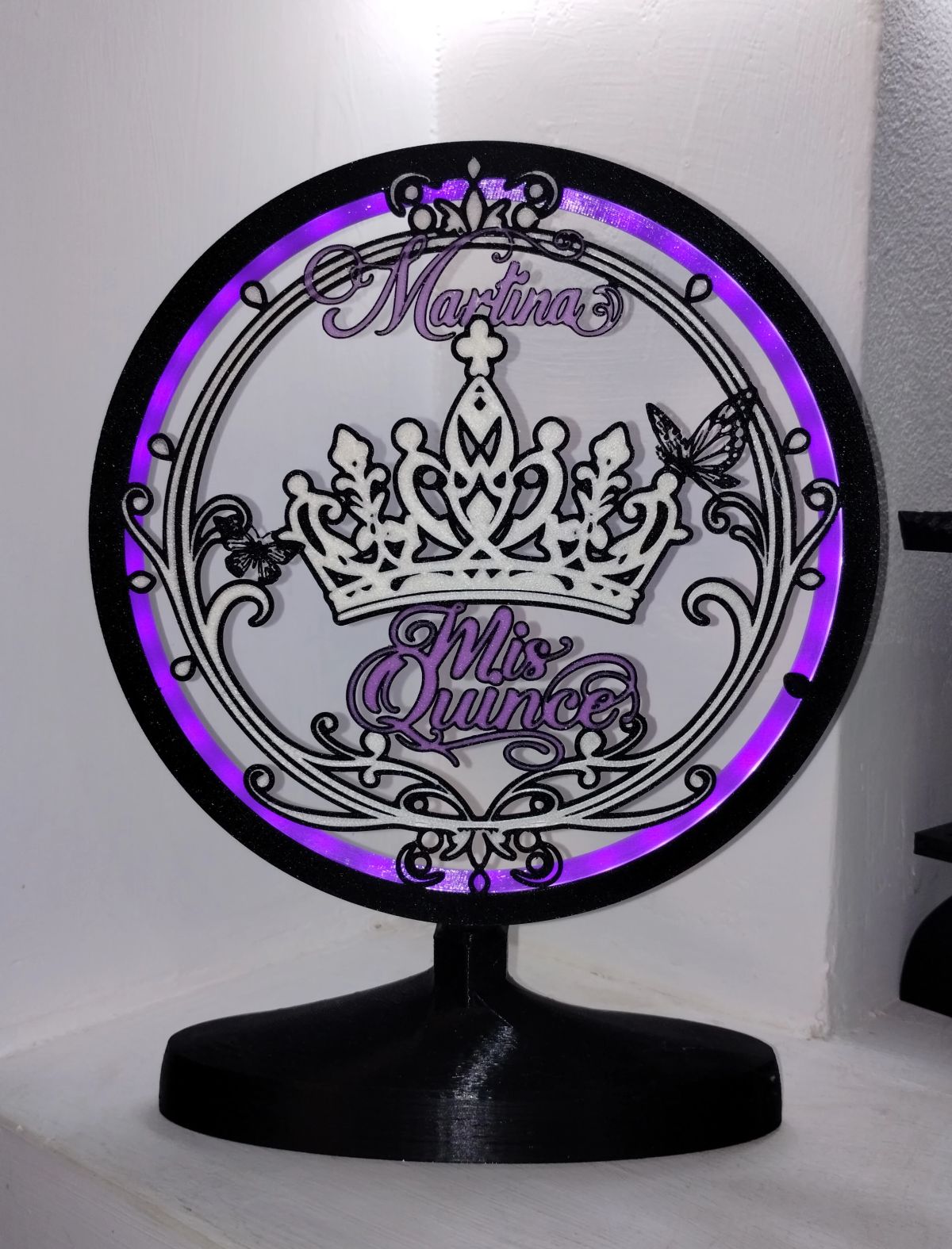 Centros de Mesa - Circular LumiX 25cm - Quince Años