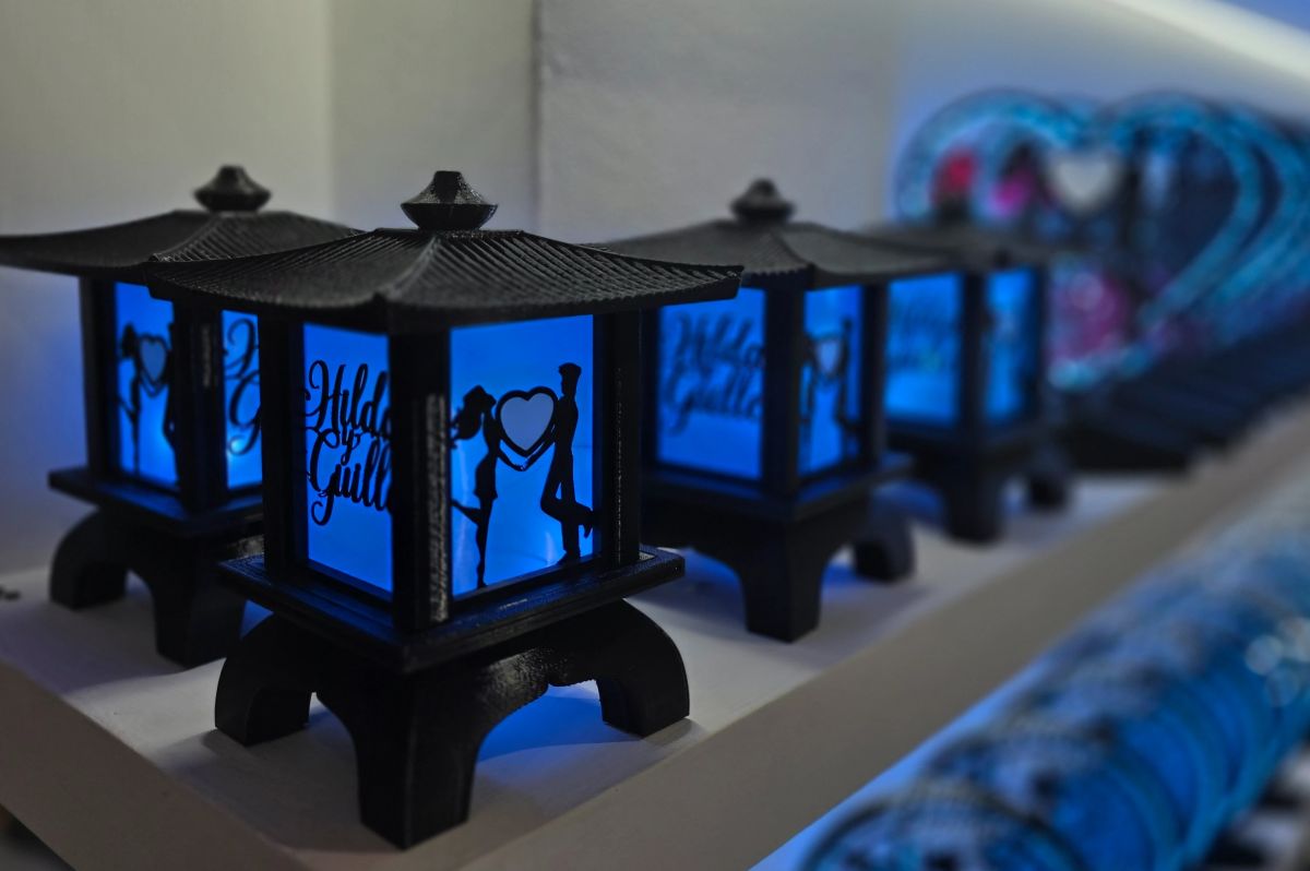 Centros de Mesa - Corazon Luminis Amour 25cm - Casamiento