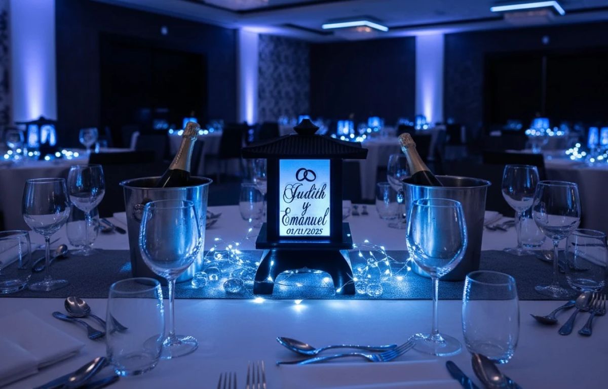 Centros de Mesa - Farol Kasumi 20cm - Casamiento