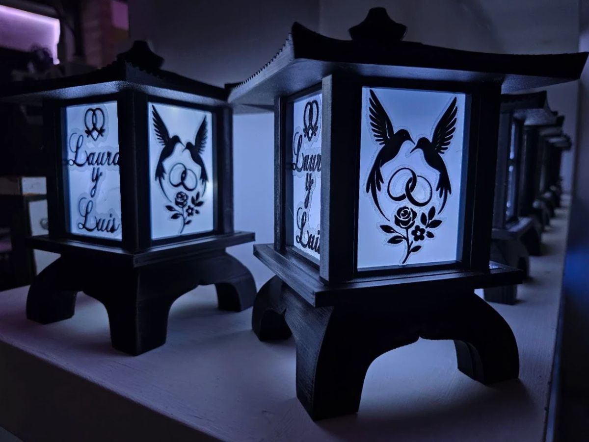 Centros de Mesa - Farol Kasumi 20cm - Casamiento