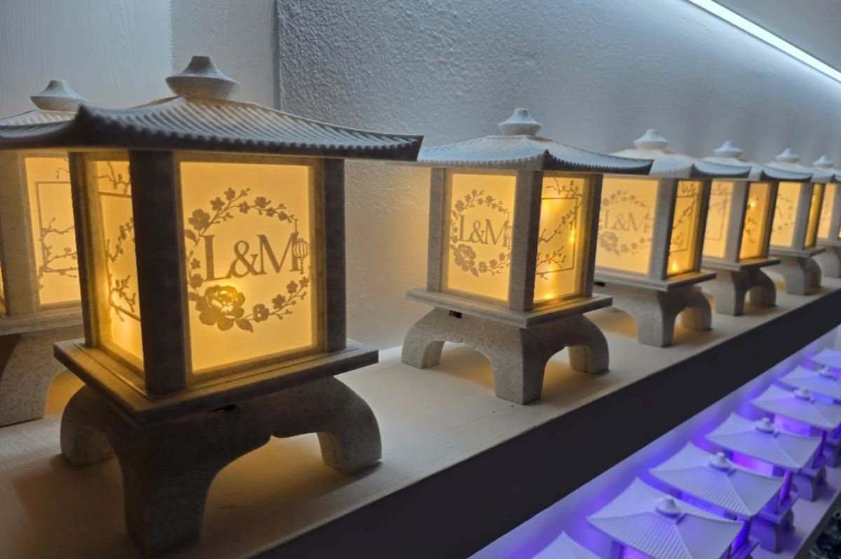 Centros de Mesa - Farol Kasumi 20cm - Casamiento