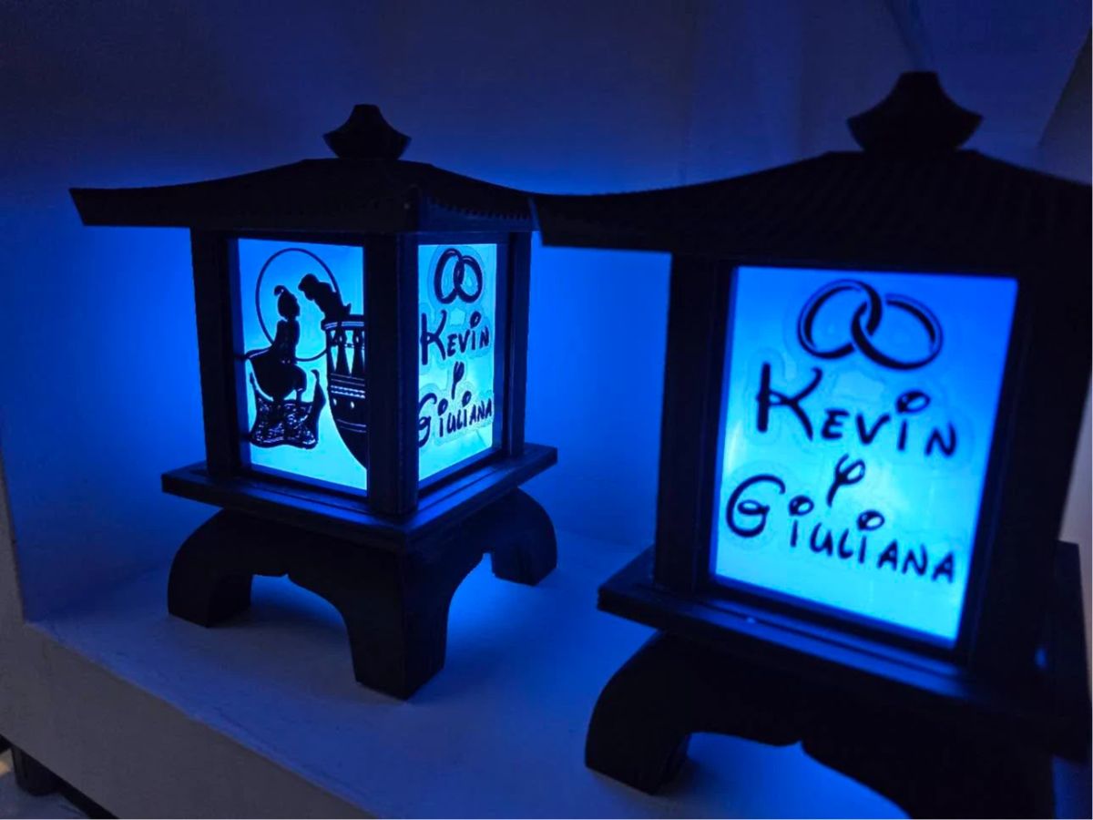 Centros de Mesa - Farol Kasumi 20cm - Casamiento