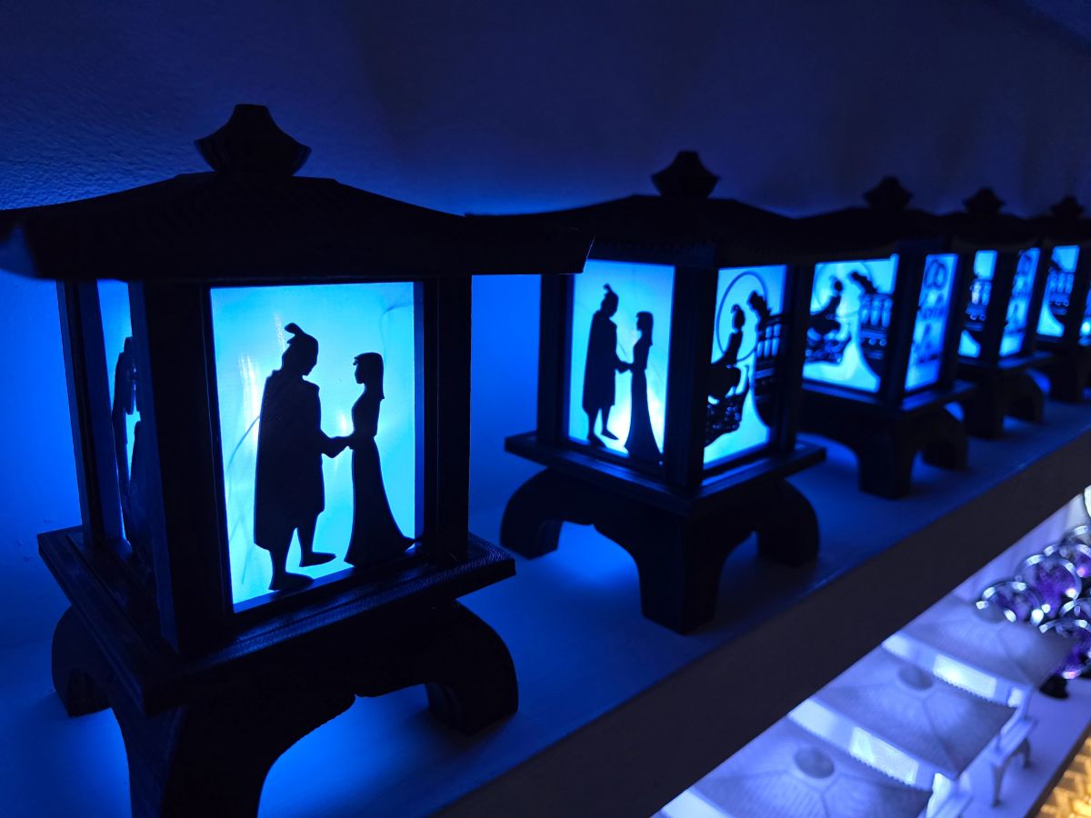 Centros de Mesa - Farol Kasumi 20cm - Casamiento