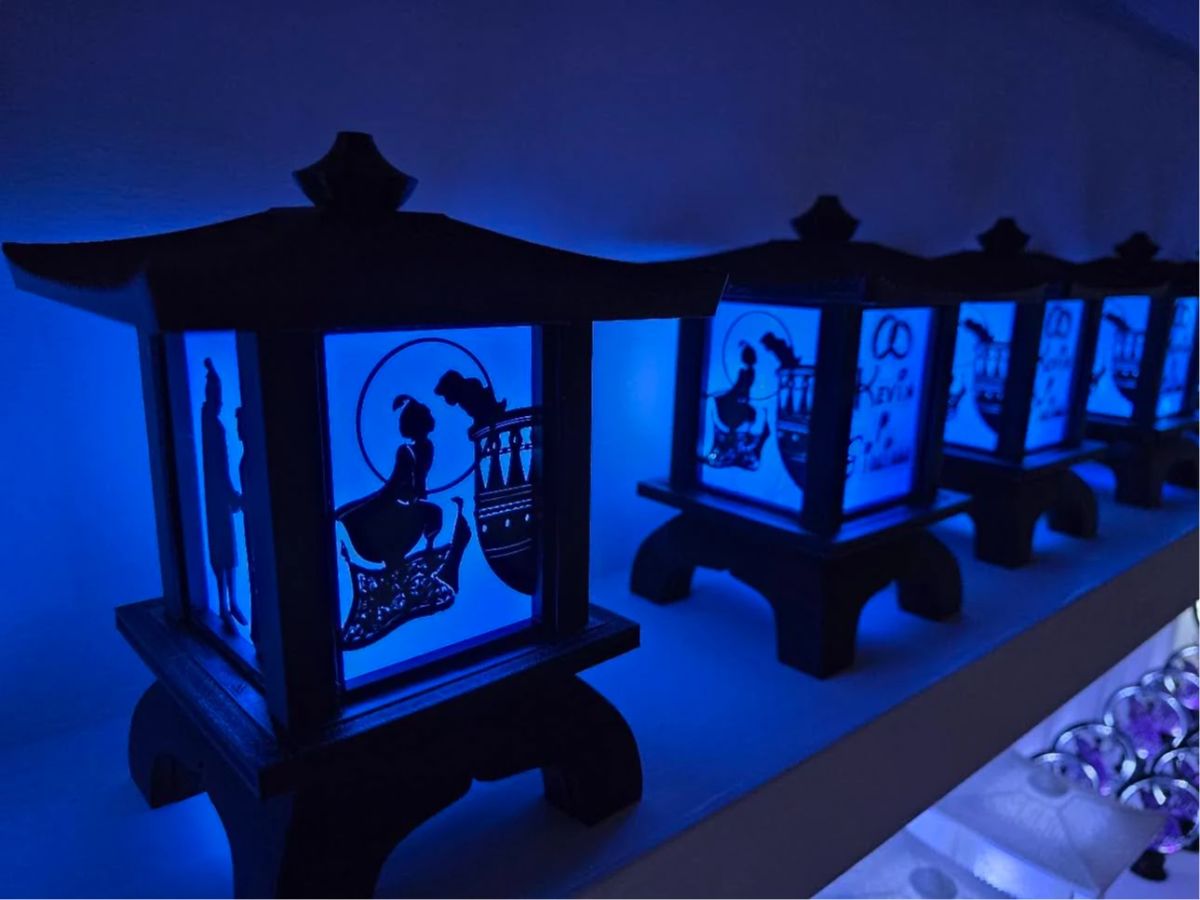 Centros de Mesa - Farol Kasumi 20cm - Casamiento