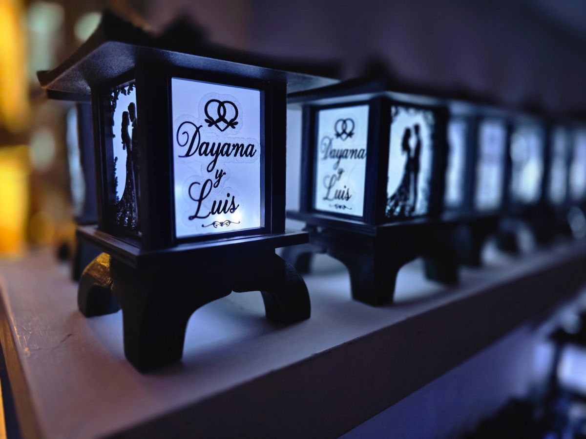 Centros de Mesa - Farol Kasumi 20cm - Casamiento