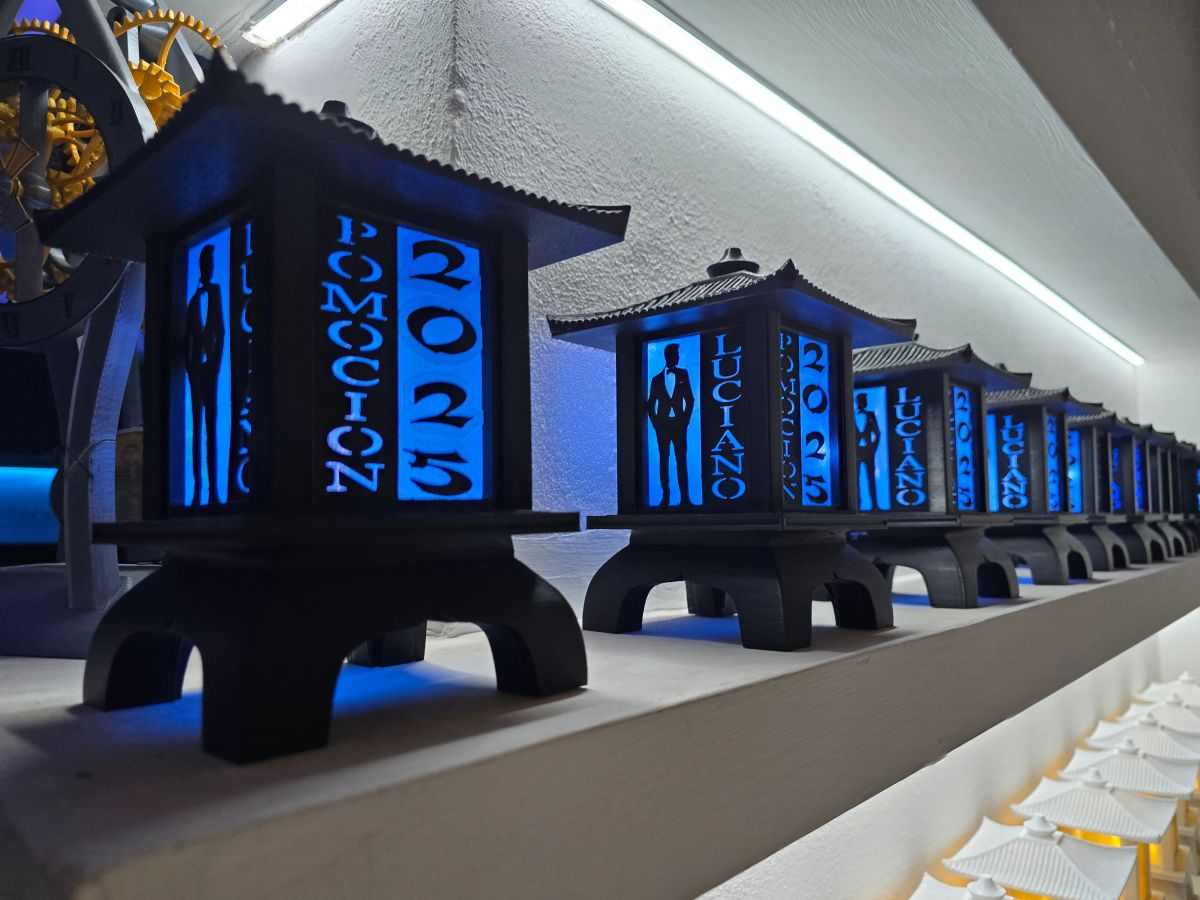 Centros de Mesa - Farol Kasumi 20cm - Egresos