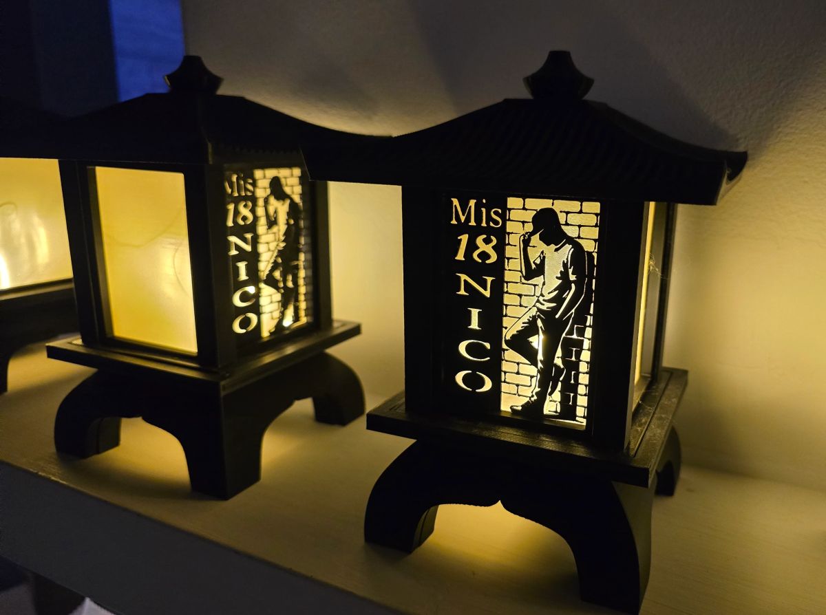 Centros de Mesa - Farol Kasumi 20cm - Mis 18