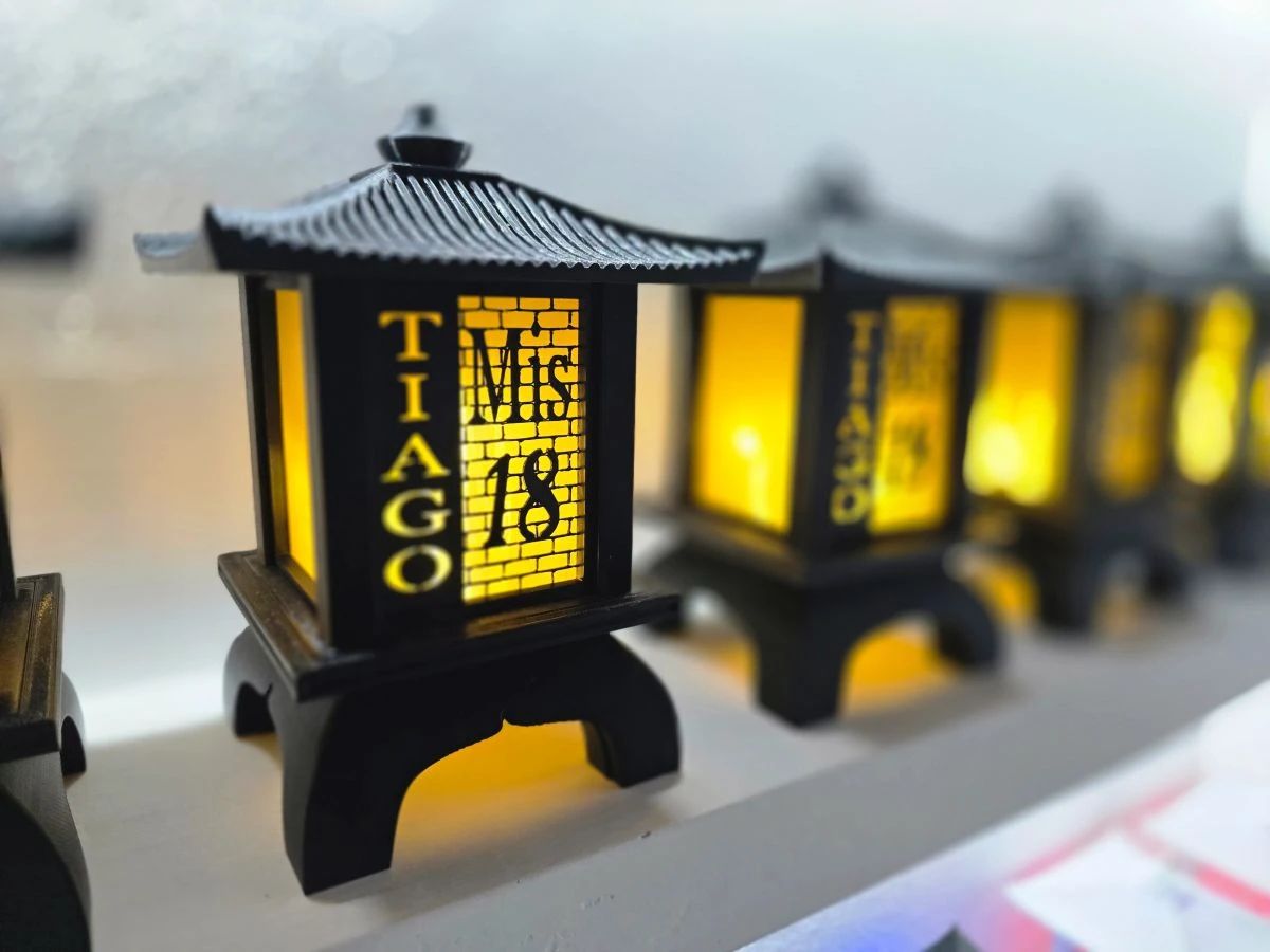 Centros de Mesa - Farol Kasumi 20cm - Mis 18