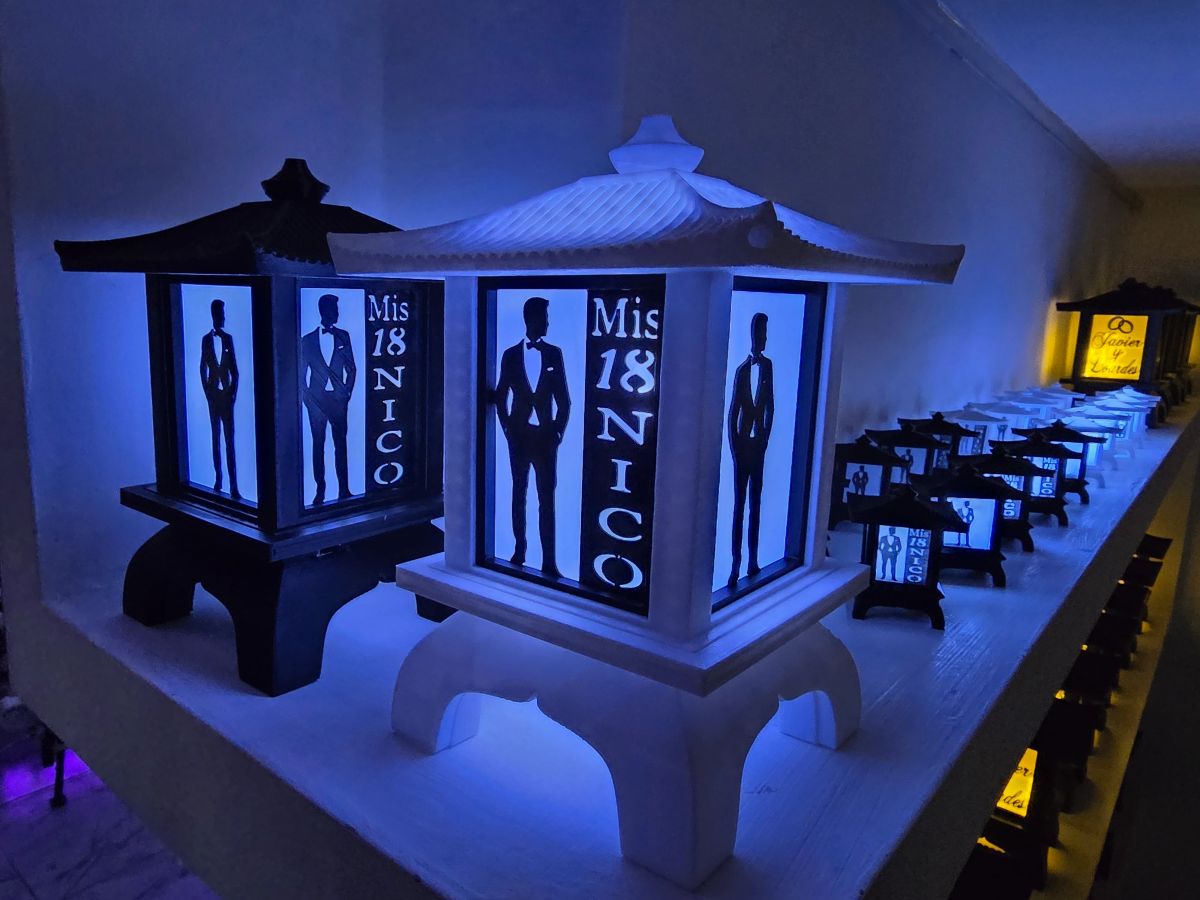 Centros de Mesa - Farol Kasumi 20cm - Mis 18