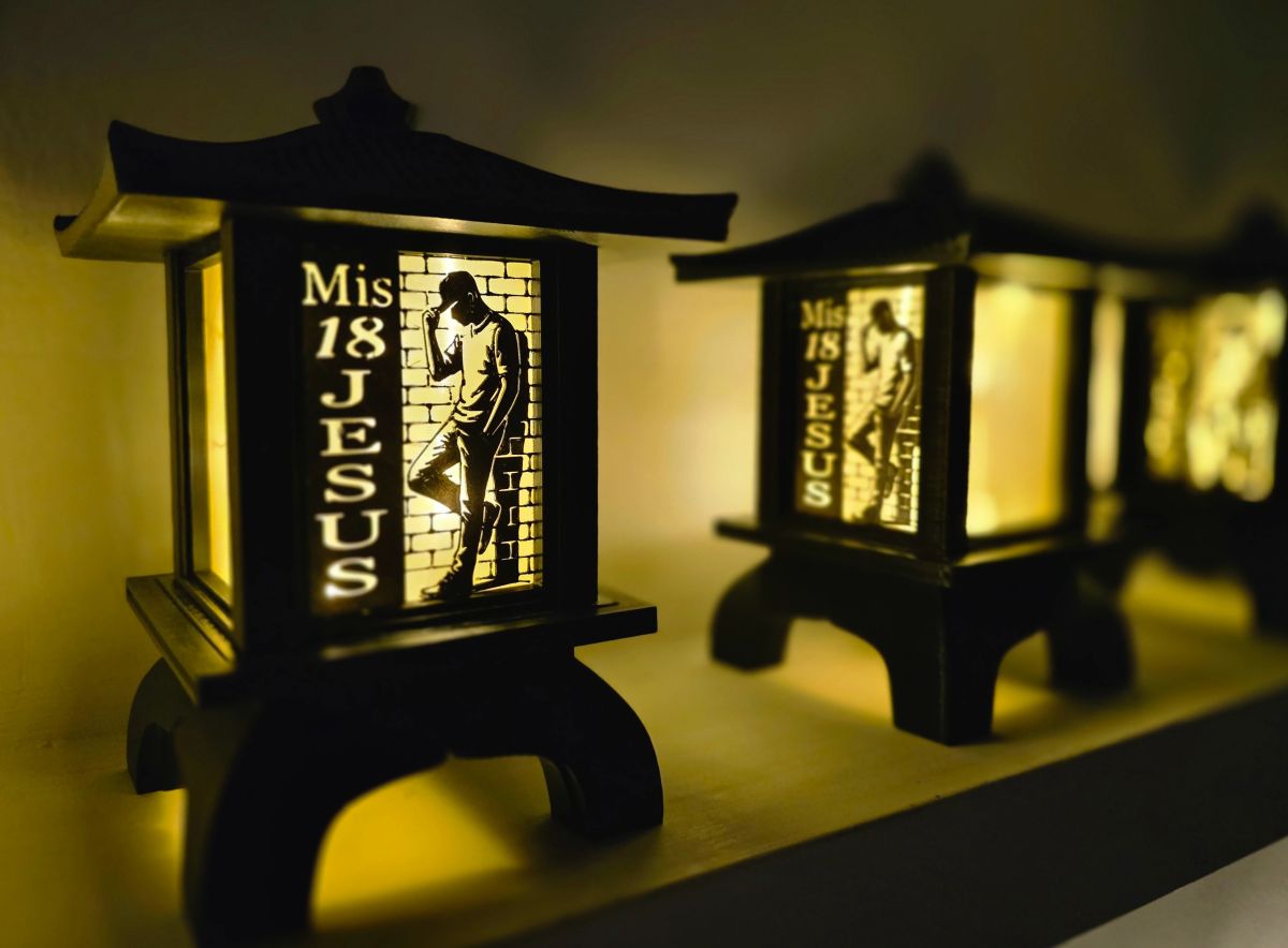 Centros de Mesa - Farol Kasumi 20cm - Mis 18