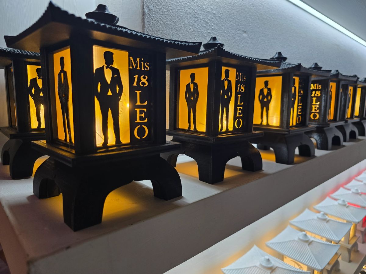 Centros de Mesa - Farol Kasumi 20cm - Mis 18