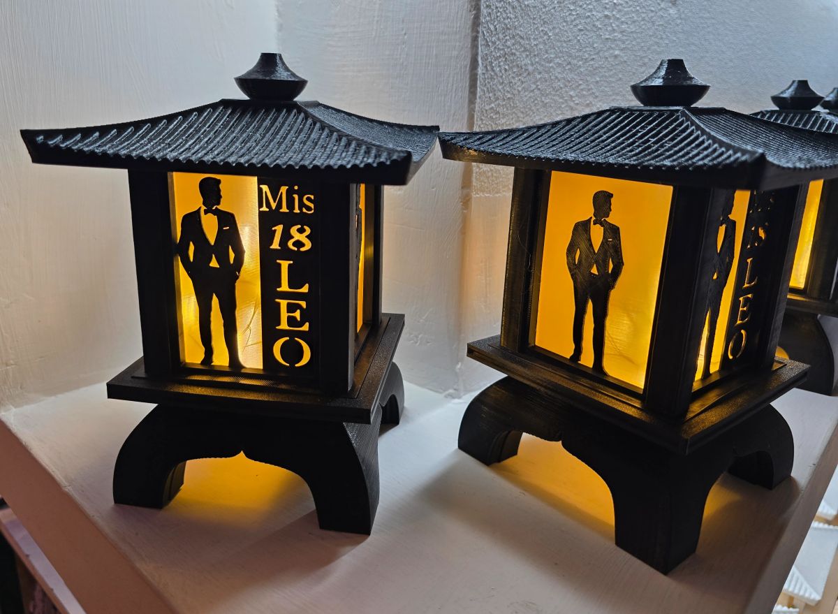 Centros de Mesa - Farol Kasumi 20cm - Mis 18
