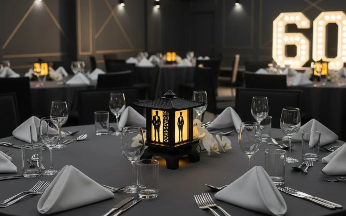 Centros de Mesa - Farol Kasumi 20cm - Mis 18, Cumpleaños Adultos