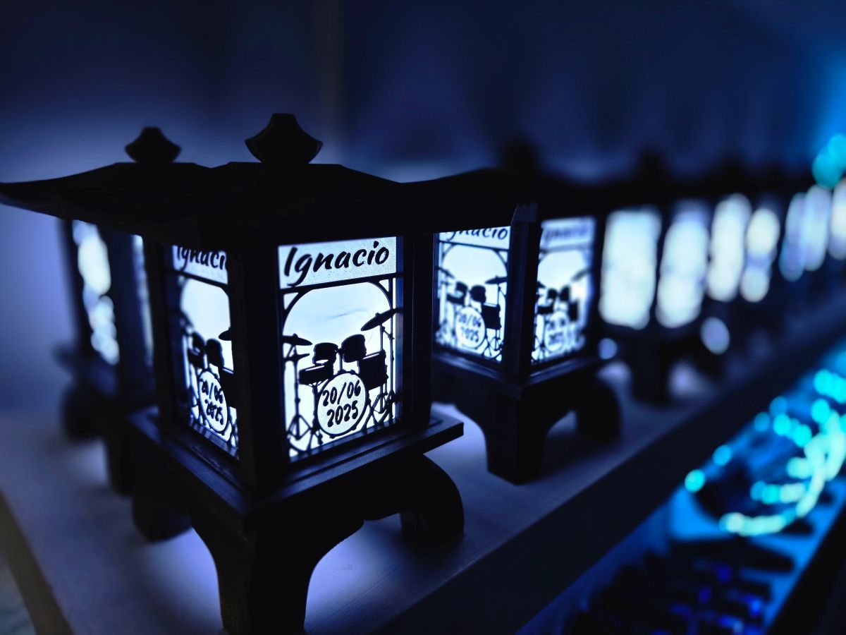 Centros de Mesa - Farol Kasumi 20cm - Mis 18, Cumpleaños Adultos