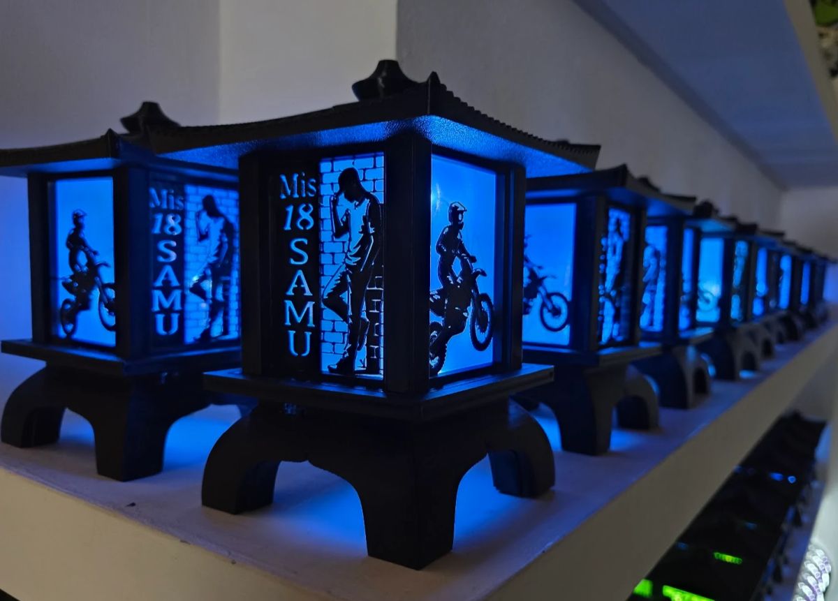 Centros de Mesa - Farol Kasumi 20cm - Mis 18, Especiales