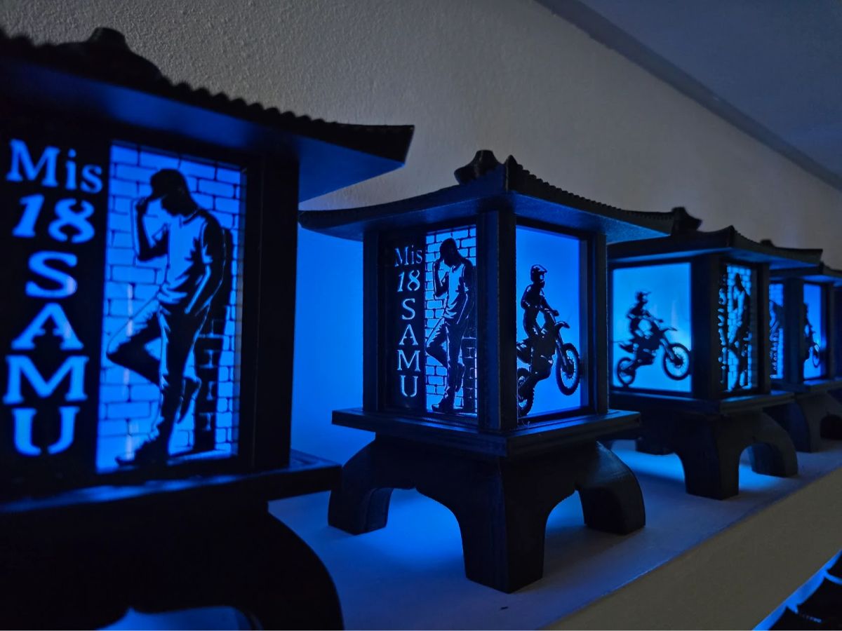 Centros de Mesa - Farol Kasumi 20cm - Mis 18, Especiales