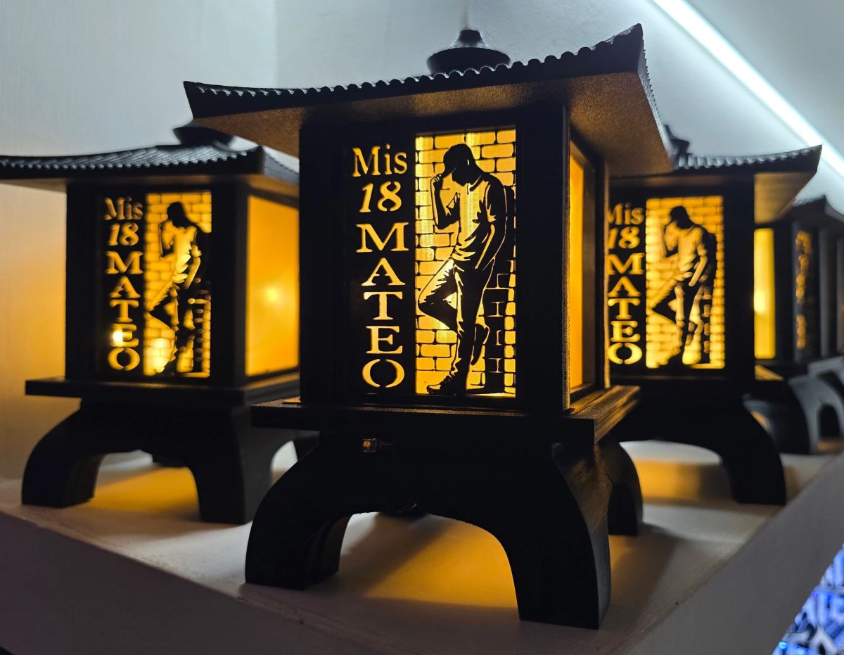 Centros de Mesa - Farol Kasumi 20cm - Mis 18, Otros