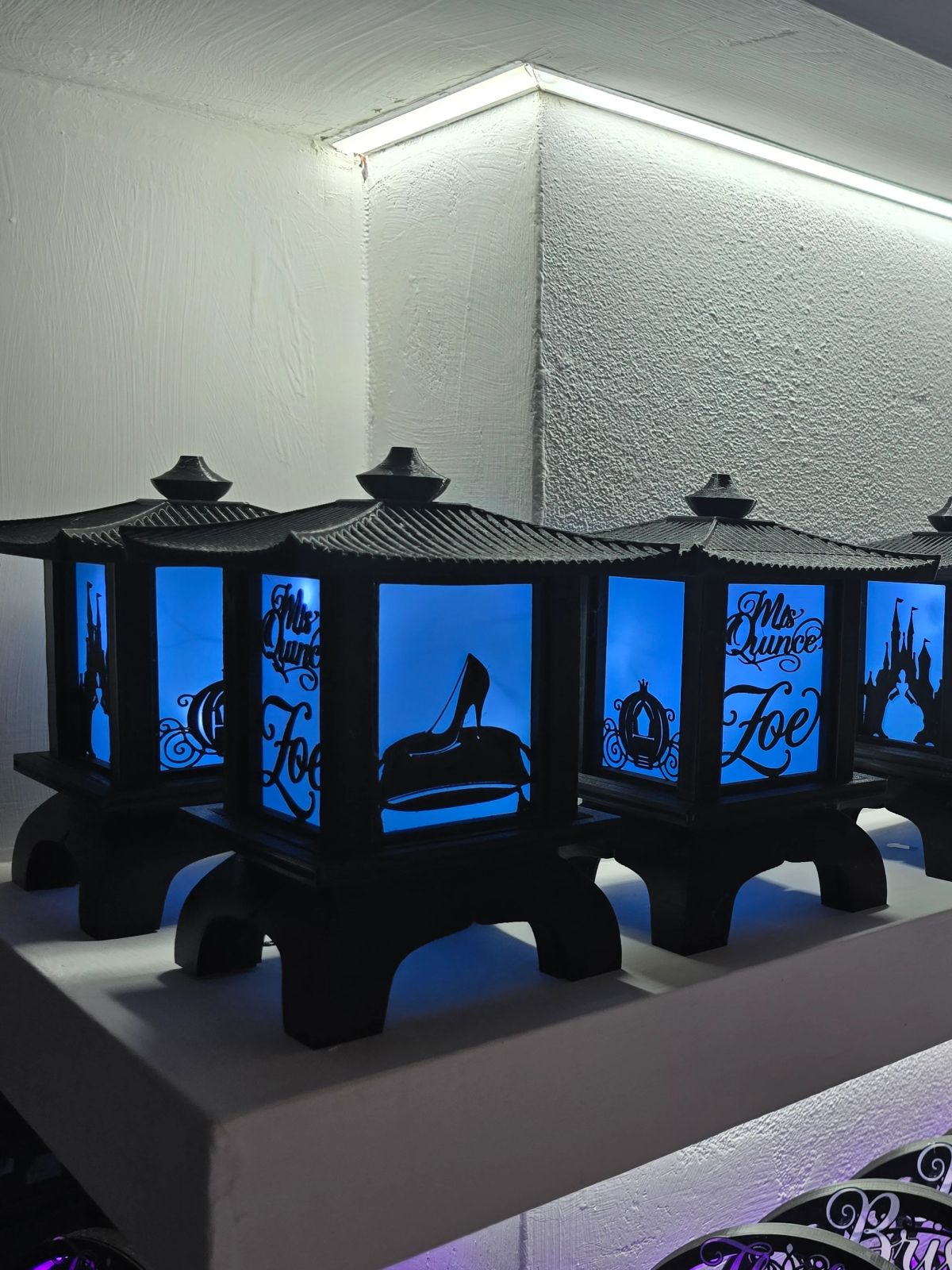 Centros de Mesa - Farol Kasumi 20cm - Quince Años