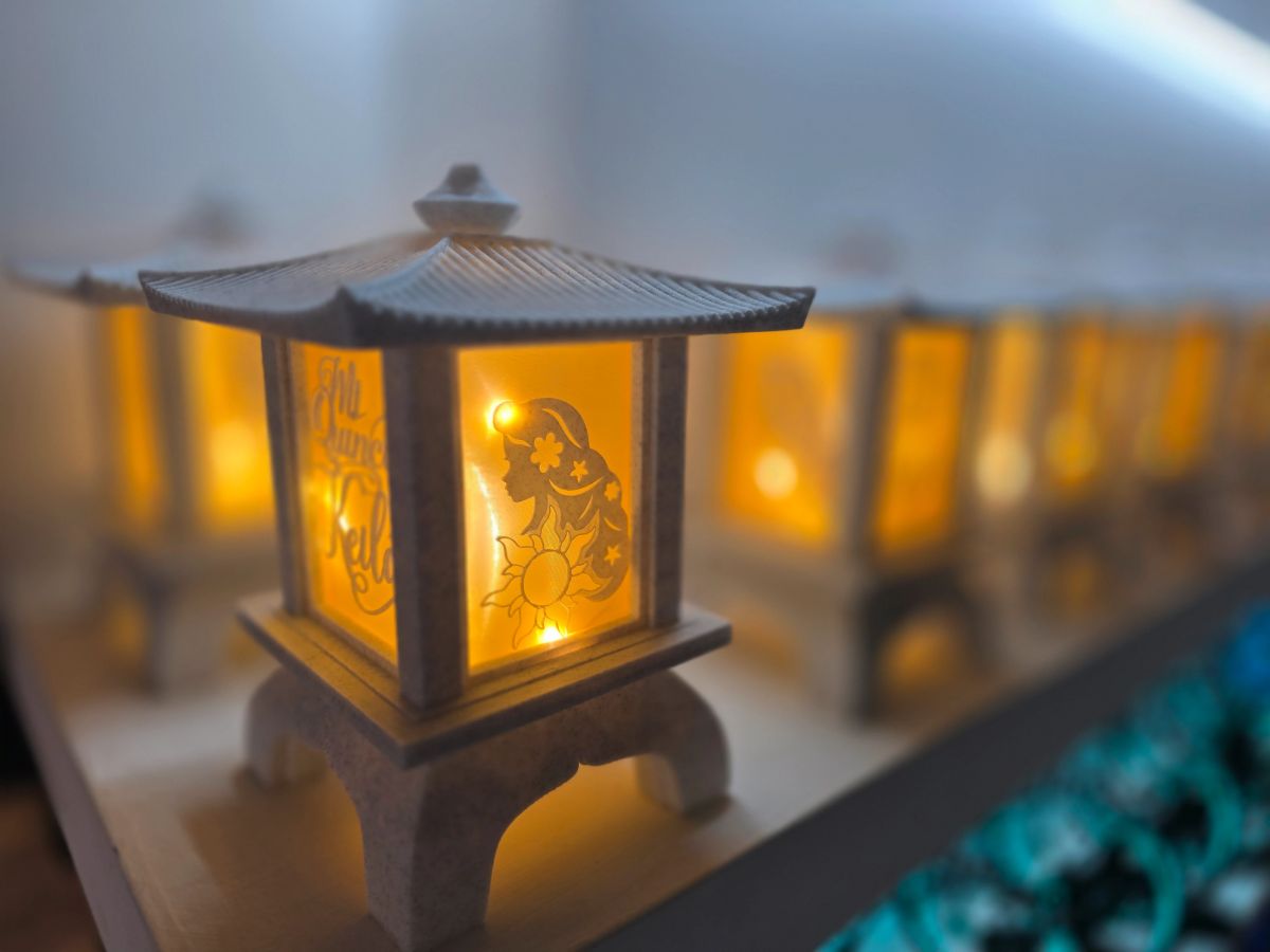 Centros de Mesa - Farol Kasumi 20cm - Quince Años
