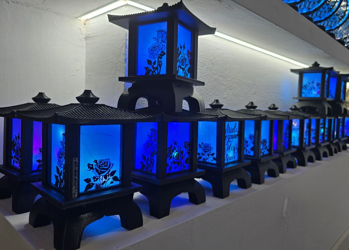 Centros de Mesa - Farol Kasumi 20cm - Quince Años, Casamiento, Especiales, Cumpleaños Adultos