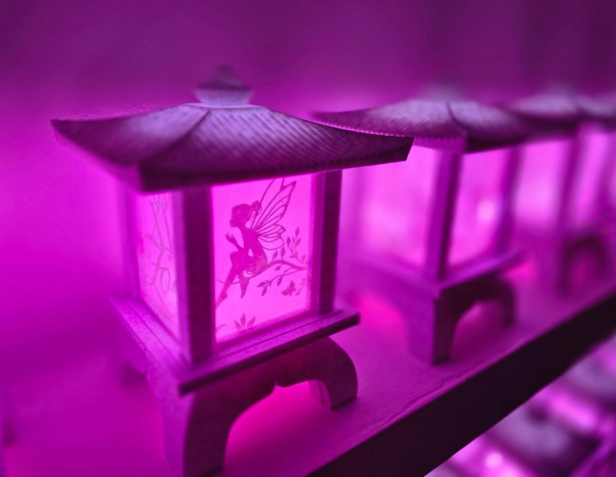 Centros de Mesa - Farol Kasumi 20cm - Quince Años, Cumpleaños Adultos