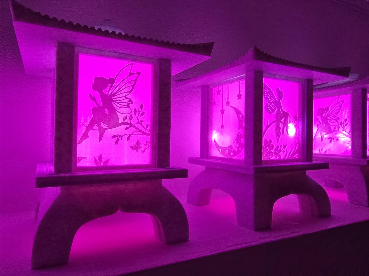 Centros de Mesa - Farol Kasumi 20cm - Quince Años, Cumpleaños Adultos
