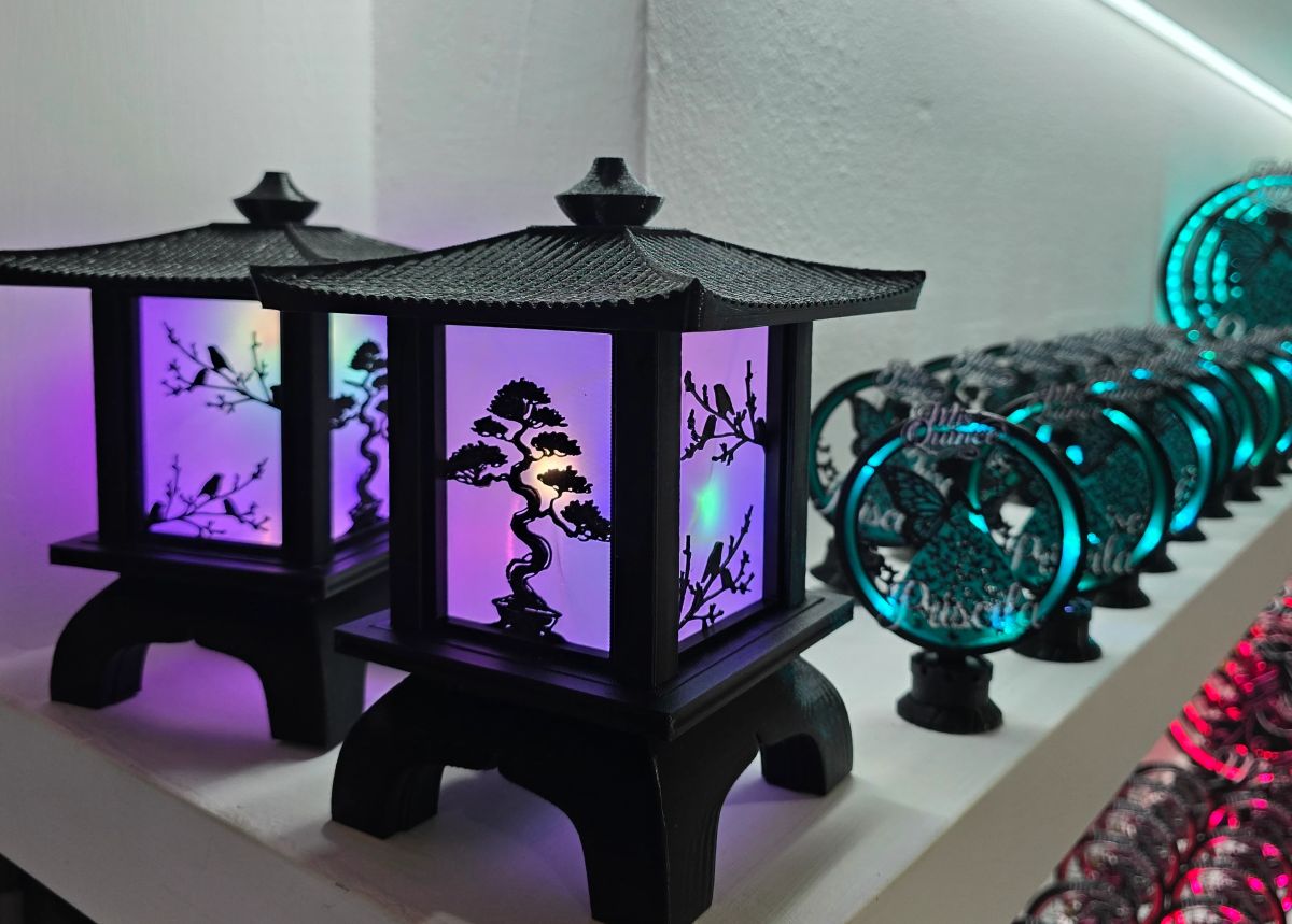 Centros de Mesa - Farol Kasumi 20cm - Quince Años, Mis 18, Especiales, Cumpleaños Adultos, Otros