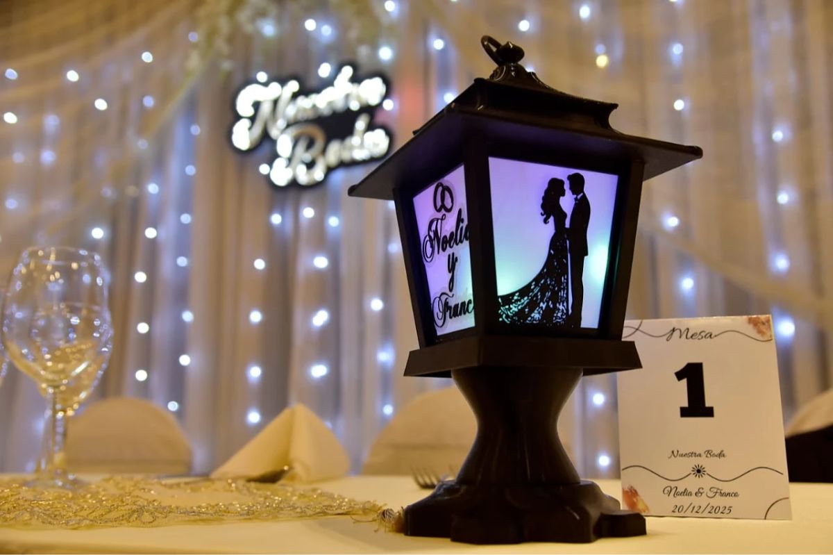Centros de Mesa - Farol Luminis 30cm - Casamiento