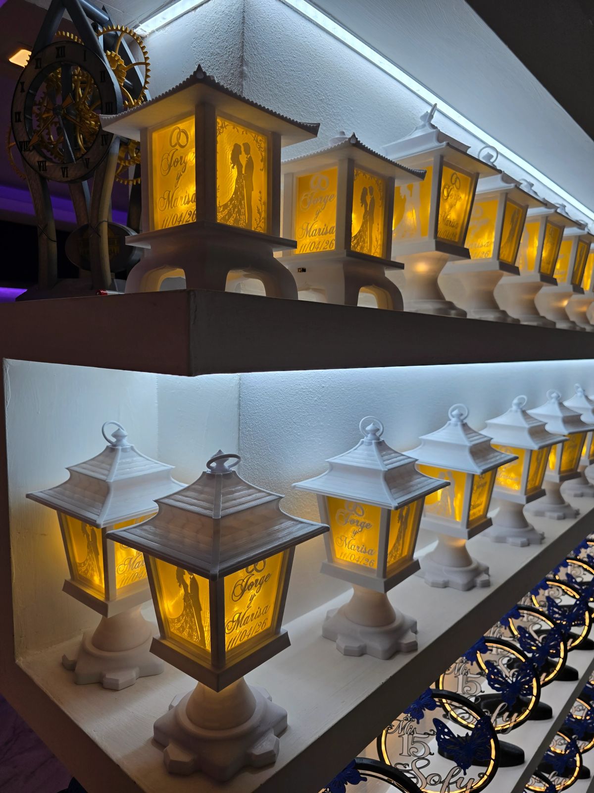 Centros de Mesa - Farol Luminis 30cm - Casamiento