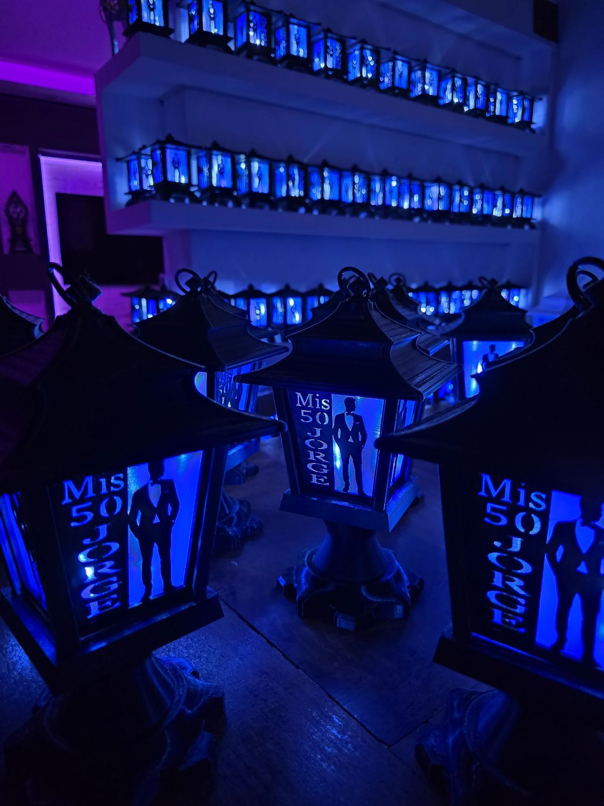 Centros de Mesa - Farol Luminis 30cm - Mis 18, Cumpleaños Adultos