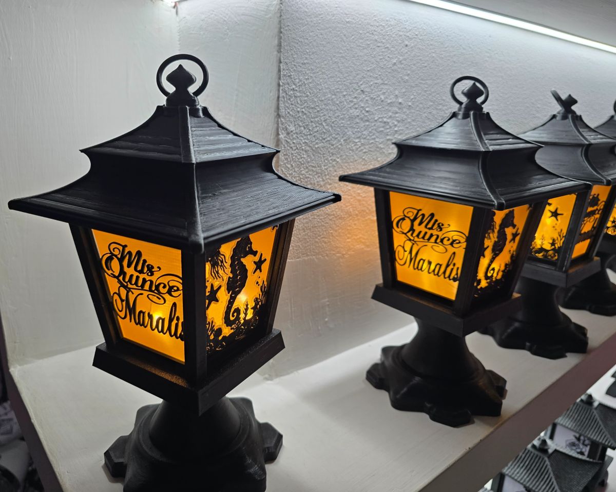 Centros de Mesa - Farol Luminis 30cm - Quince Años