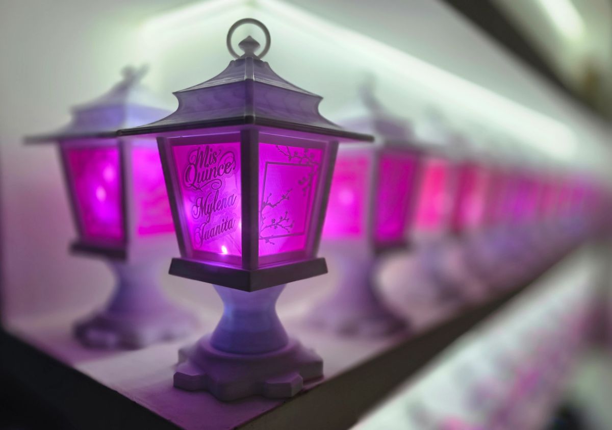 Centros de Mesa - Farol Luminis 30cm - Quince Años