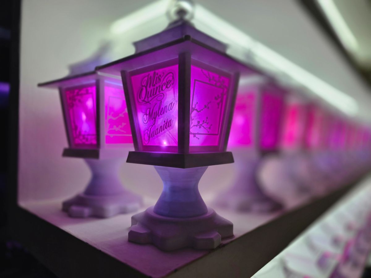 Centros de Mesa - Farol Luminis 30cm - Quince Años