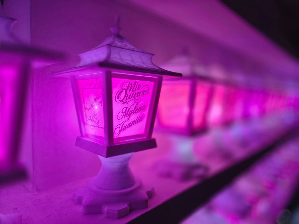Centros de Mesa - Farol Luminis 30cm - Quince Años
