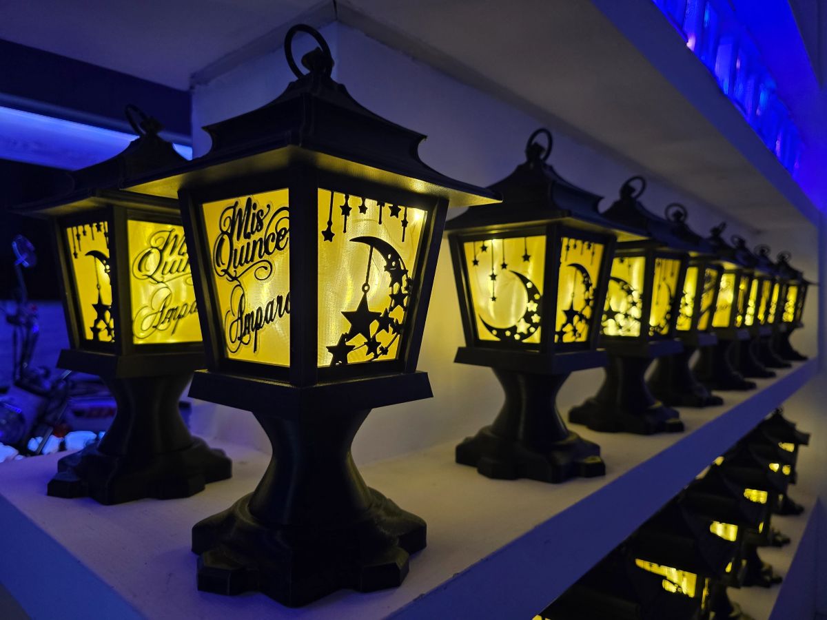 Centros de Mesa - Farol Luminis 30cm - Quince Años
