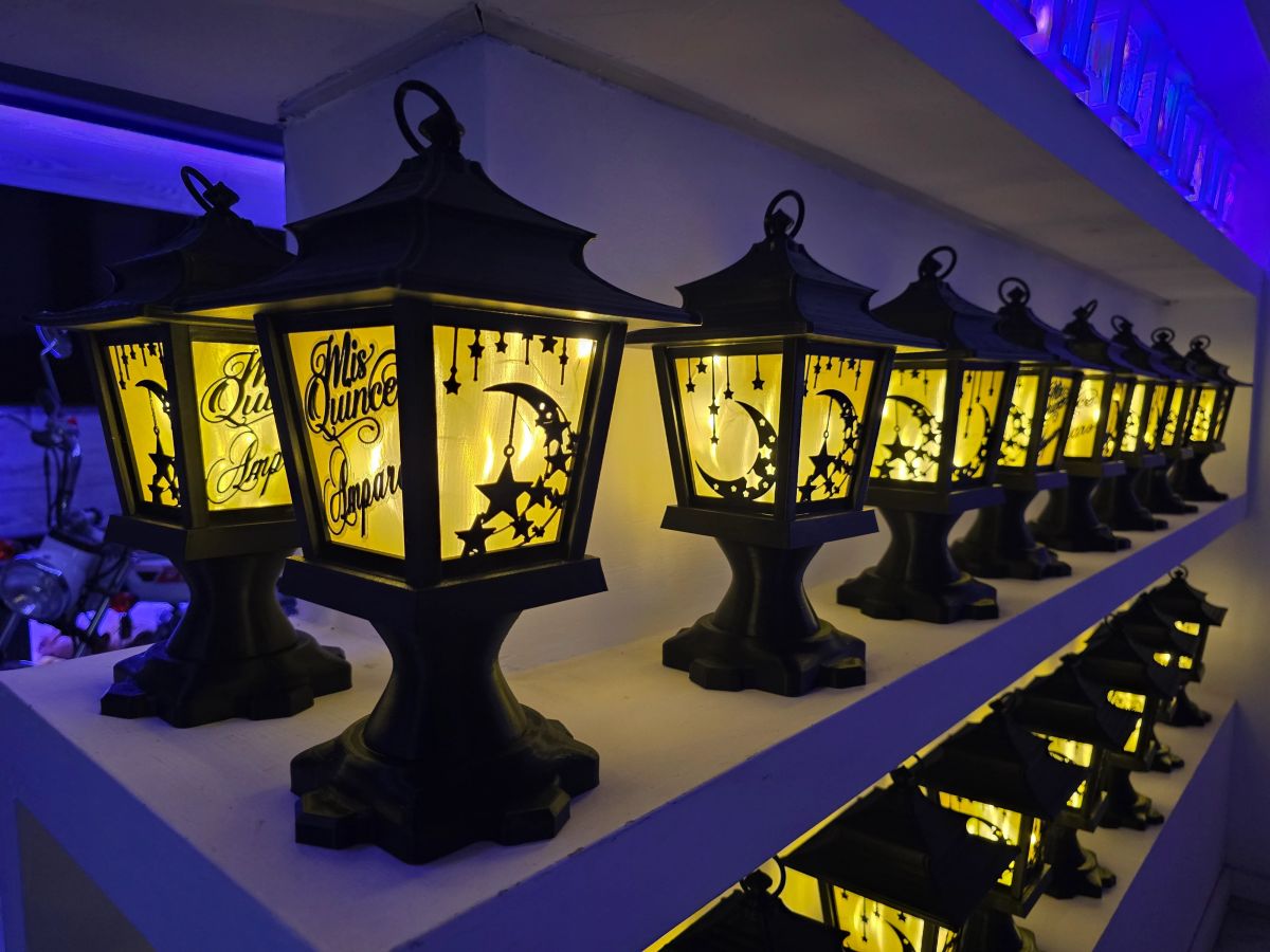 Centros de Mesa - Farol Luminis 30cm - Quince Años