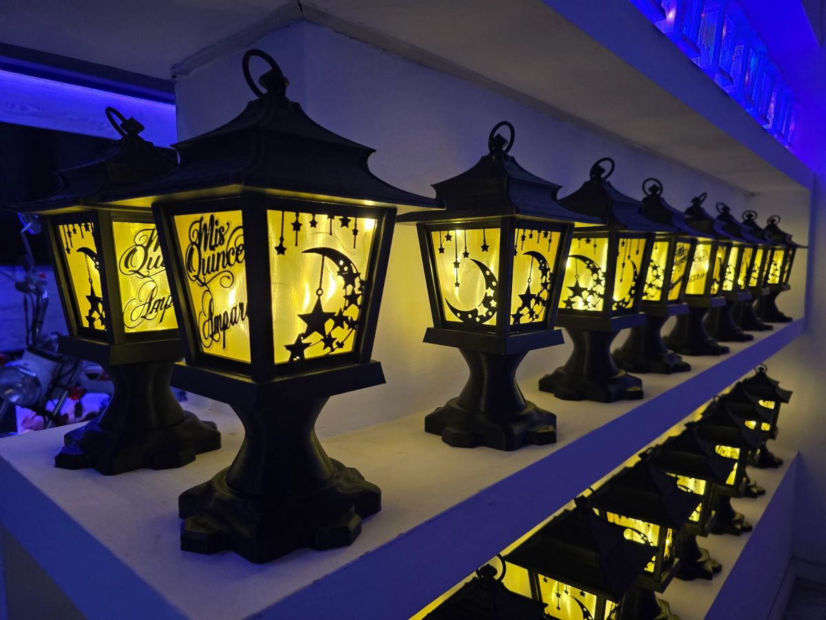 Centros de Mesa - Farol Luminis 30cm - Quince Años