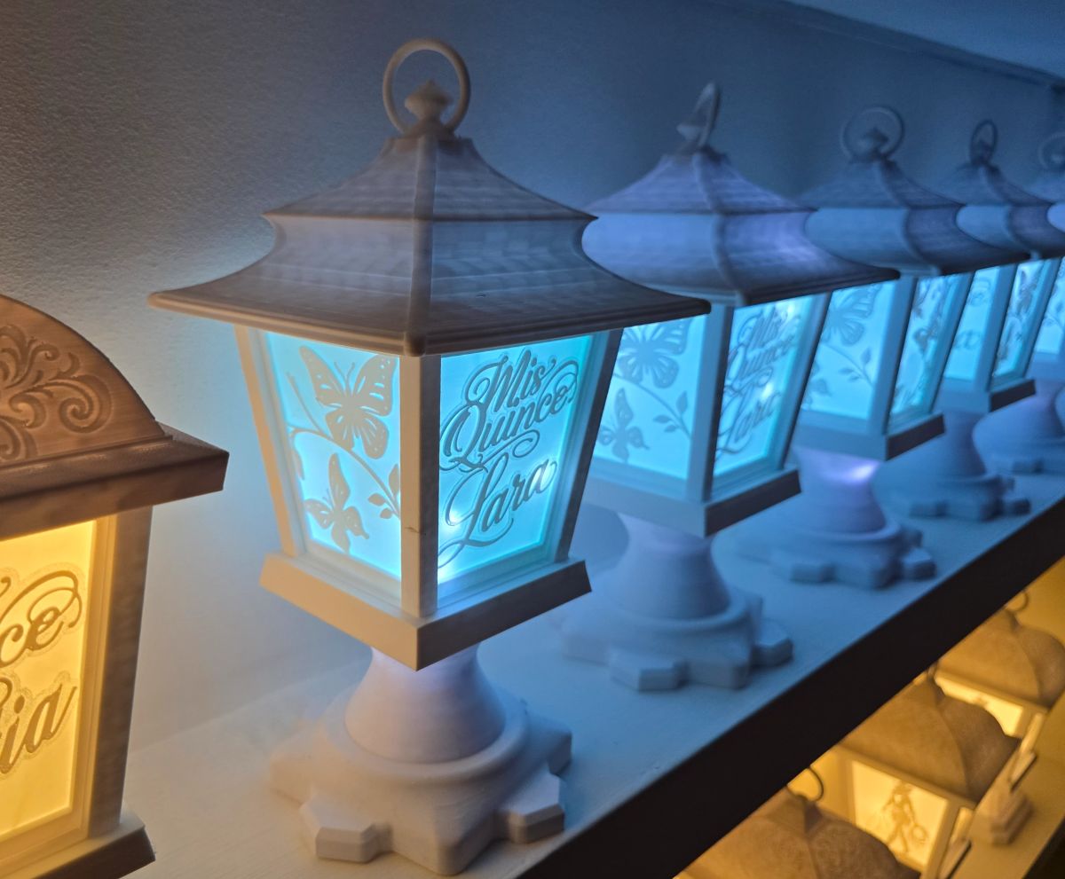 Centros de Mesa - Farol Luminis 30cm - Quince Años
