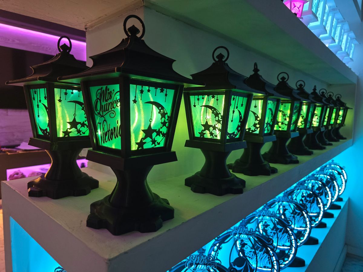 Centros de Mesa - Farol Luminis 30cm - Quince Años
