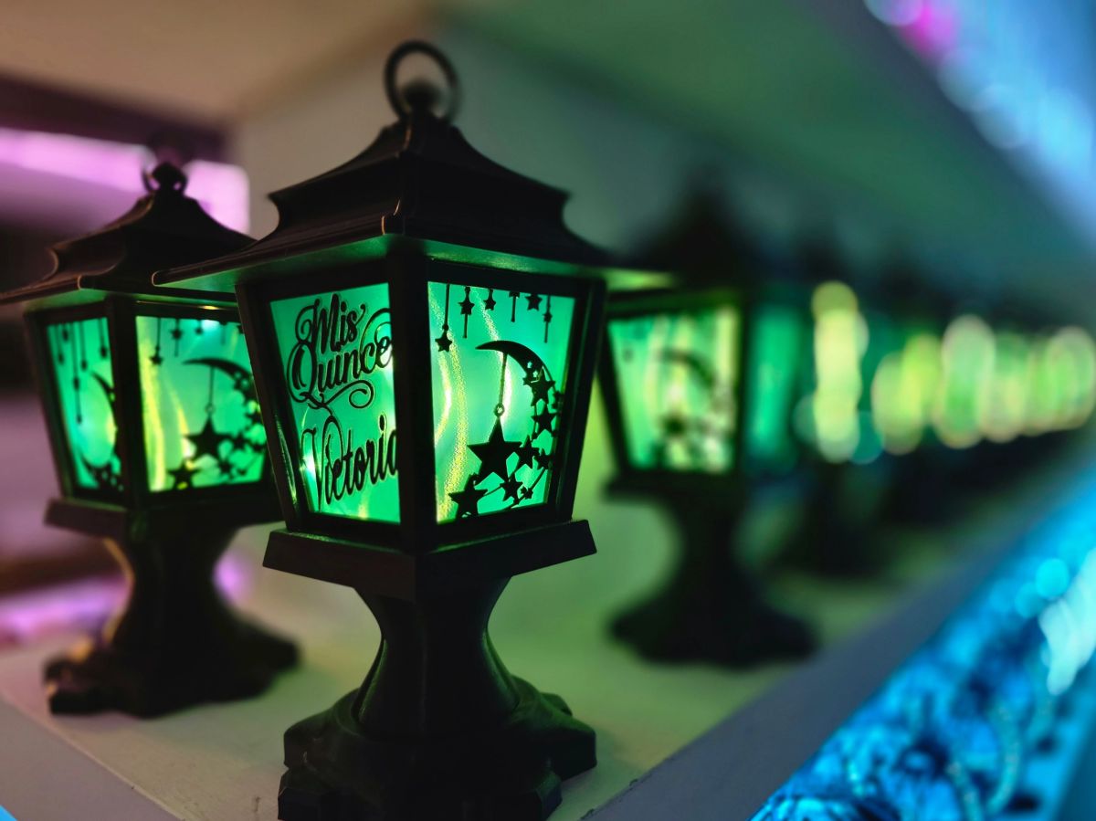 Centros de Mesa - Farol Luminis 30cm - Quince Años