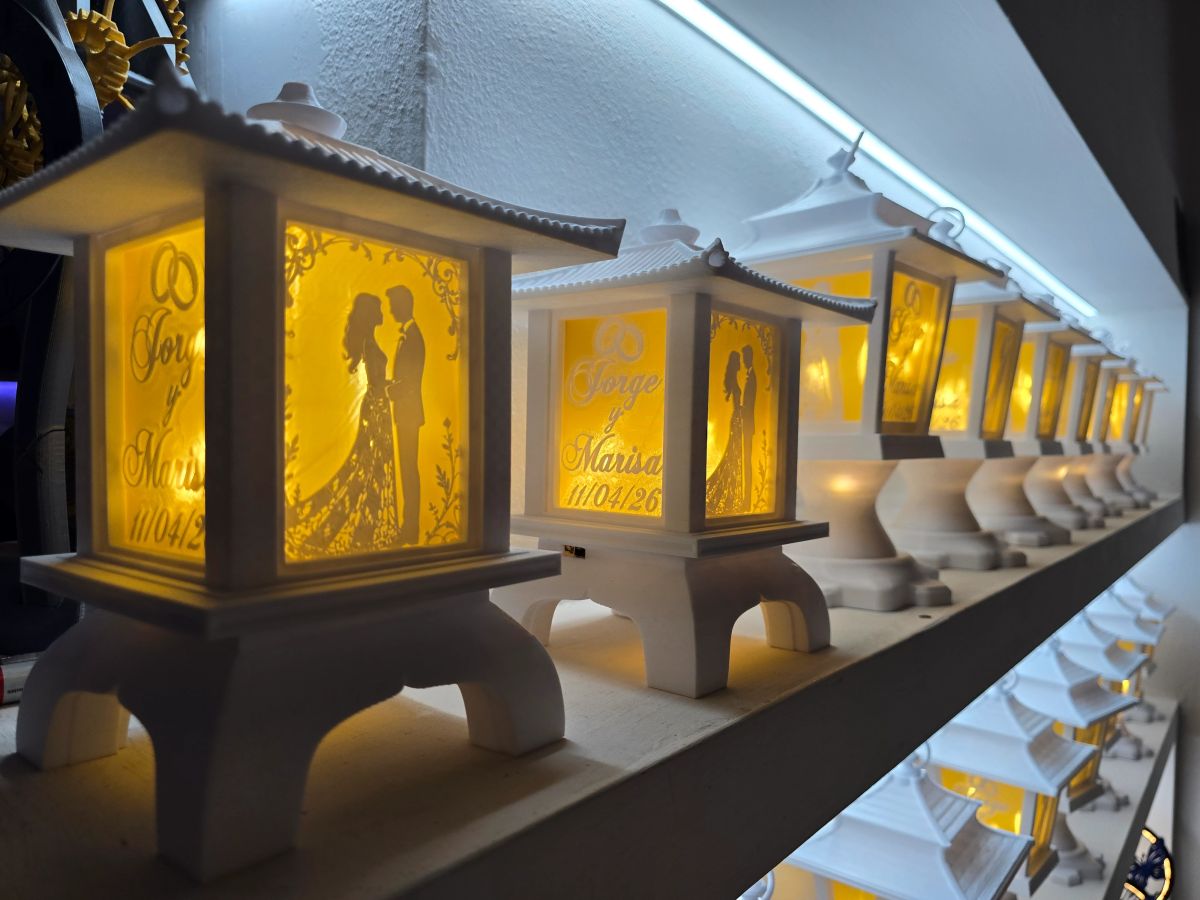 Centros de Mesa - Farol Luminis 30cm - Quince Años, Casamiento