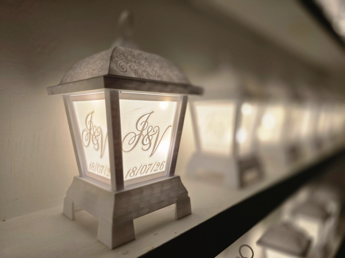 Centros de Mesa - Farol Akari 25cm #2356