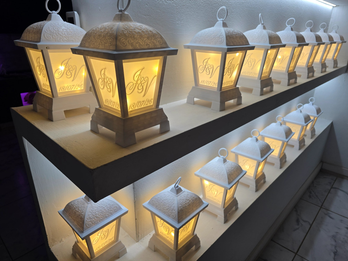 Centros de Mesa - Farol Akari 25cm #2358