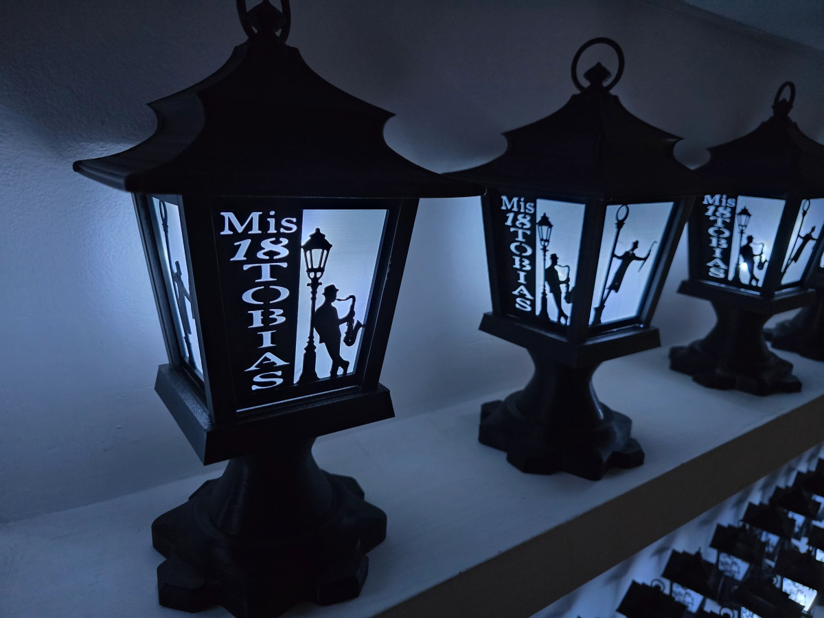 Centros de Mesa - Farol Luminis 30cm #2568
