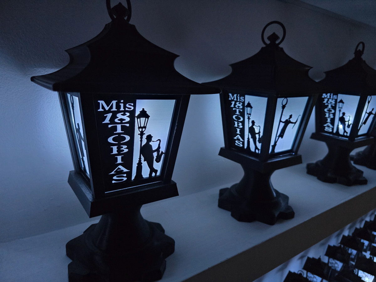 Centros de Mesa - Farol Luminis 30cm #2569