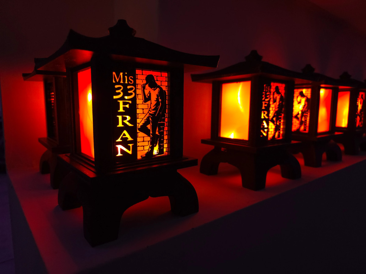 Centros de Mesa - Farol Kasumi 20cm #2610