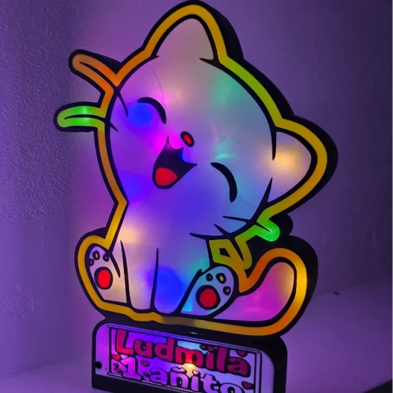 Centros de Mesa LED Personalizados, Light Box 27cm
